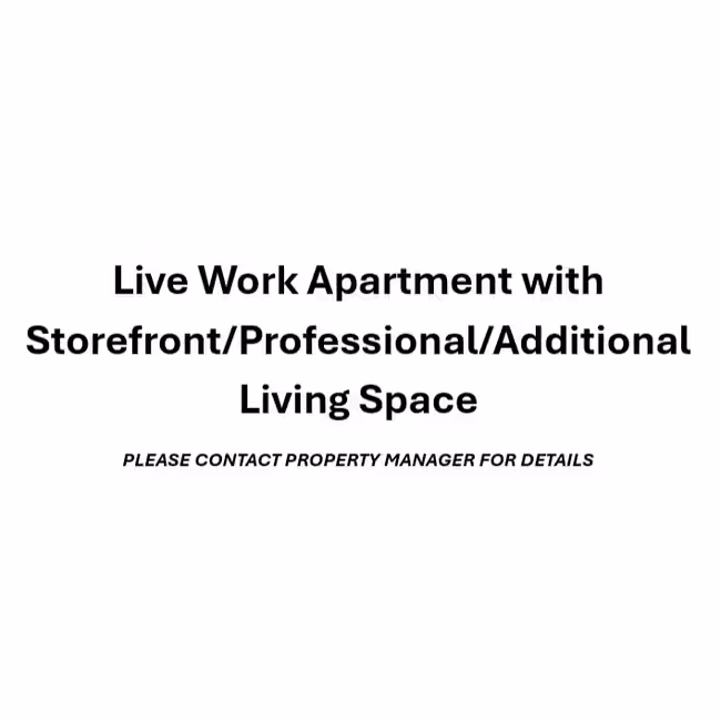 Live Work Studio A 101 floor plan